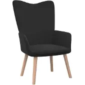 vidaXL Relaxsessel Schwarz Samt