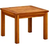 vidaXL Garten-Couchtisch 45x45x36 cm Massivholz Akazie