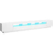 vidaXL TV-Schrank mit LED-Leuchten Weiß 300x35x40 cm