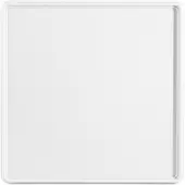 Multi Deckel für Camrack-Körbe - 50 x 50 x 2.4 cm - Weiß