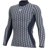 ALÉ Unterhemd mit langen Ärmeln Cubes | Größe M/L