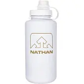 Nathan BigShot 1L - Trinkflasche White / White / Gold One Size