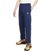 Nike Sportswear Club Fleece-Jogger mit offenem Saum in Marineblau