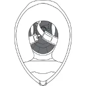 AGV Compact/numo St Innenpolsterung Schwarz XL Schwarz XL
