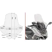 Givi D6110s Kymco Ak 550 Windschutzscheibe
