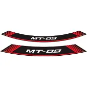 Puig 9135R Rim Strips Specials passend fuer YAMAHA MT-09 Rot