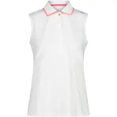 CMP Ärmellos Stretch-Piqué-Poloshirt Damen