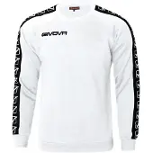 Givova Sweatshirt mit Streifen Rundhalsausschnitt