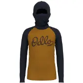 Odlo ACTIVE WARM ECO KIDS Long-Sleeve Base Layer Top With Facemask Kinder-