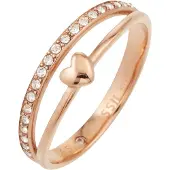 Fossil Ring JF03460791 Rosé vergoldet