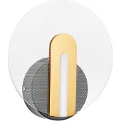 Nova Luce GENTI LED Wandleuchte Schwarz 8W Warmweiss 20x11,5x11cm 9545401