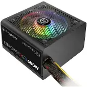 Thermaltake Litepower RGB, 650 W, 230 V, 50 - 60 Hz, 9 A, Aktiv, 110 W