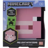 Paladone PP8748MCF, Leichte Dekorationsfigur, Pink, Ambiente, Minecraft Pig, 1 Glühbirne(n), LED