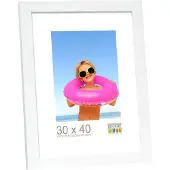 Deknudt Frames S44CF1, MDF-Platten, Holz, Weiß, Einzelbilderrahmen, 30 x 40 cm, Rechteckig, 320 mm