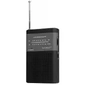 Sunstech RPS42, Tragbar, Analog, AM, FM, 0,5 W, 3,5 mm, Schwarz