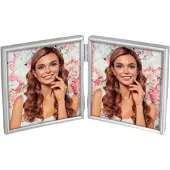 Zep Bilderrahmen 120DS01-44 Silver 2x 10x10 cm