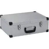 vidaXL Werkzeugkoffer 46 x 33 x 16 cm Silber Aluminium