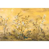 Overig Vliestapete "Vlies - Mandarin - Größe 368 x 248 cm" bedruckt glatt Wohnzimmer, Schlafzimmer