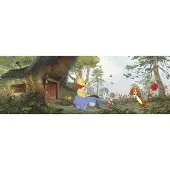 Komar Fototapete "Poohs House - Größe 368 x 127 cm" bedruckt glatt Kinderzimmer