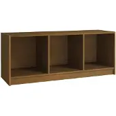 vidaXL TV-Schrank Honigbraun 104x33x41 cm Massivholz Kiefer