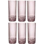 Bormioli Rocco Tumbler America '20s Lilac Rose 49 cl (6er-Set)