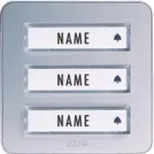 M-E GMBH modern-electronics Bell 203 silver Funkklingel Sender
