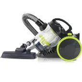 TurboTronic Zyklon Staubsauger – CV07 – beutelloser Bodenstaubsauger mit 19 kPa Saugkraft, kompakter Trockensauger für Parkett, Hartböden, Teppiche, Tierhaare & Hundehaare SCHWARZ