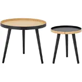 Bloomingville Cappuccino Couchtisch 2er Set
