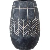 Bloomingville Blooming Ville Mahi Deco Vase | Schwarz | Keramik | 82051764