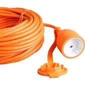 Kippers Rijssen Verlängerungskabel 20 Meter 2x1,5 mm² IP20