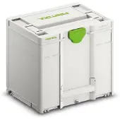 Festool SYS3 M 337, Werkzeugkasten, Grün, Weiß, 32,4 l, 40 kg, Auto, 296 mm