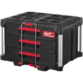 Milwaukee 4932472130 Packout Werkzeugkoffer mit 3 Schubladen