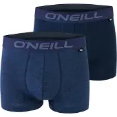 O'Neill Herren Boxershort Plain 2er Pack - Blue Mel Marine (4349P) - XXL