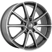 RC Design 18 Zoll Alufelge RC32 18"x7.5" 5x100 PCD ET46 57,1mm Felge Grau Frontpoliert