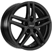 Ronal 18 Zoll Alufelge R65 18"x7,0" 5x112 PCD ET45 76,0mm Felge Matt Schwarz Frontpoliert