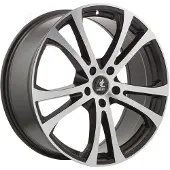 ITWHEELS Alufelge 20 zoll Michelle 5x108 8,5J ET45, Farbe Matt Schwarz Poliert