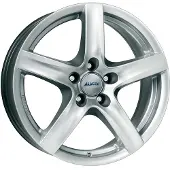 Alutec 15 Zoll Alufelge Grip 15"x6" 4x108 PCD ET25 65.10mm Felge Silber