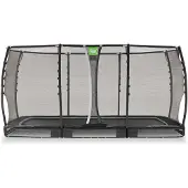 Exit Allure Premium Trampolin 244x427cm, Bodentrampolin, Schwarz