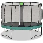 Exit Allure Premium Trampolin ø366cm, auf Beinen, Rund, Grün