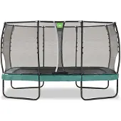Exit Allure Premium Trampolin 244x427cm, auf Beinen, Rechteckig, Grün