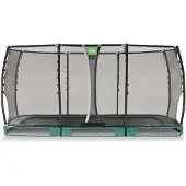 Exit Allure Premium Trampolin 244x427cm, Bodentrampolin, Grün