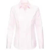 Seidensticker Hemdbluse "Schwarze Rose", Damen, Gr. 4XL (48), rosa, 100% Baumwolle, unifarben, slim fit, ohne Ausschnitt, Blusen Hemdbluse, 1/1 Kragen Uni
