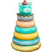 Barbo Toys Wooden tower Pyramid Forest Friends