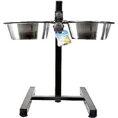 Nobleza Double Adjustable Shelf Hundefutternapf