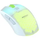 Roccat Burst Pro Air, Beidhändig, Optisch, RF Wireless + Bluetooth + USB Type-C, 19000 DPI, Weiß