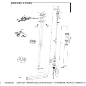 RockShox Schwimmender Kolben Sattelstütze IFP Reverb/Stealth A1-C1AXS A1