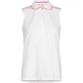 CMP Ärmellos Stretch-Piqué-Poloshirt Damen