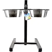 Nobleza Double Adjustable Shelf Hundefutternapf