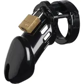 CB-X CB-6000 Chastity Cage - Luxus Peniskäfig mit Schloss (schwarz)