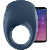 Satisfyer Strong One - App-gesteuerter Vibrationspenisring für Männer (blau)